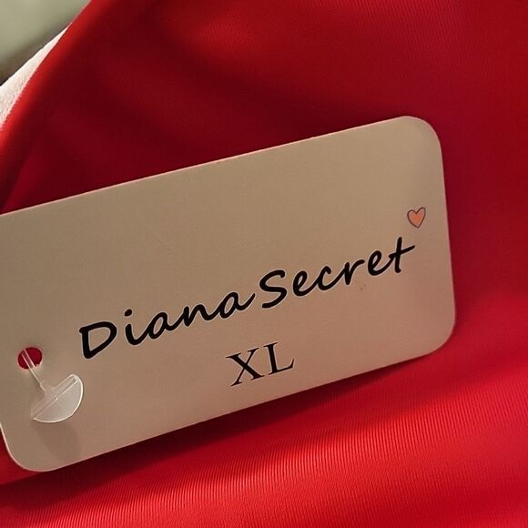 BRAND NEW DIANA SECRET HIGH WAIST TWO PIECE BIKINI SET PADDED SOLID SWIMSUITS - Picture 12 of 12